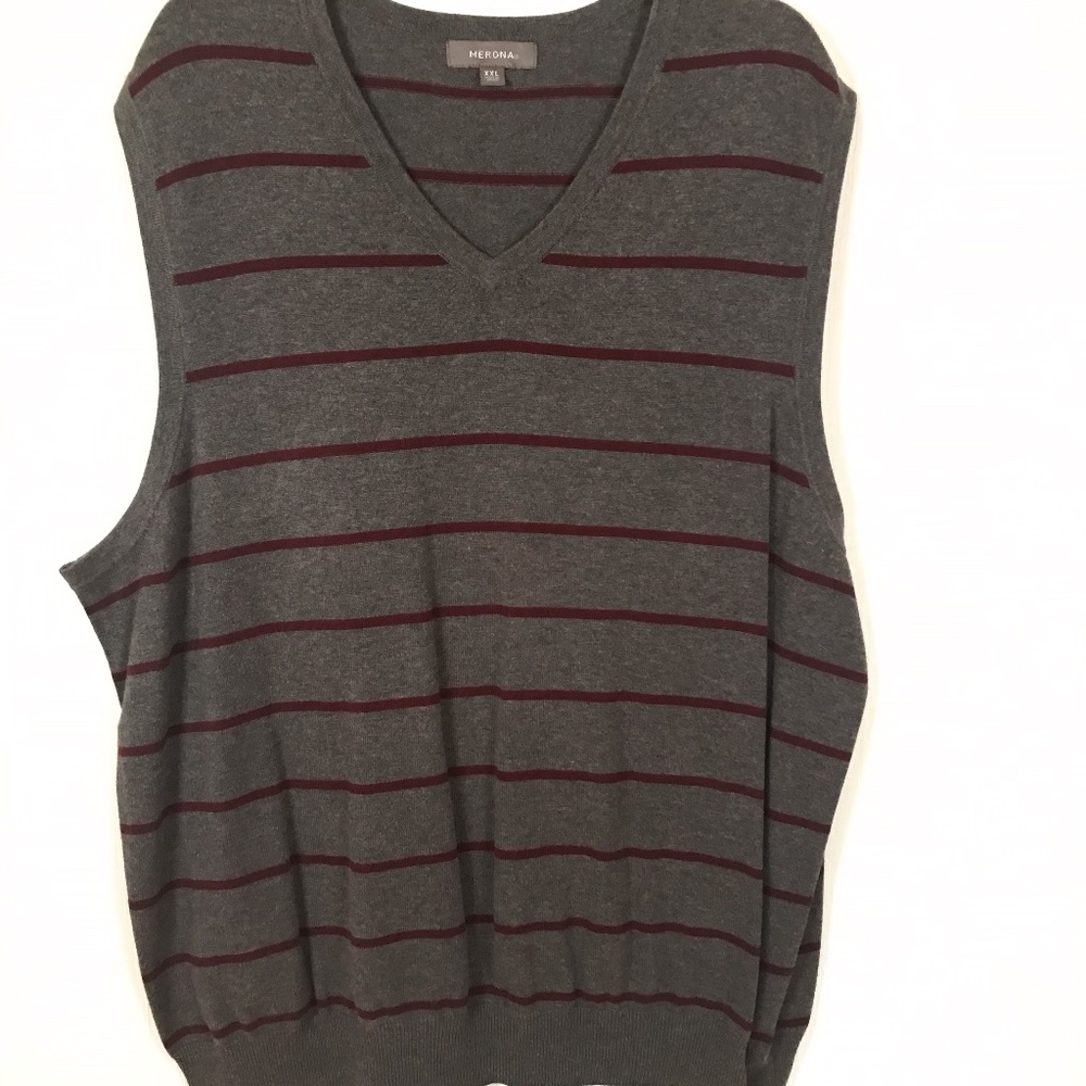 ❄️Merona Striped Men's Sweater Vest US XXLG